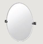 Gatco5589Waterline 26.5 in. H Frameless Oval Mirror