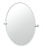 Gatco5659LGA-Line 32 in. H Frameless Oval Mirror